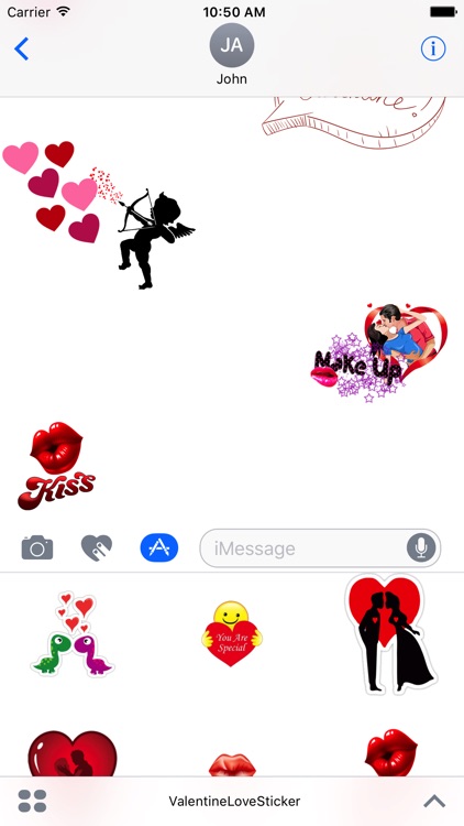 Cute Love Sticker for iMessage