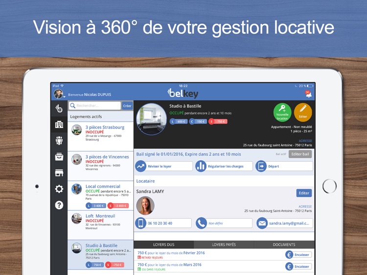 Belkey : la gestion locative