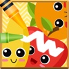 Fruit Vocab &amp; Paint Game - The artstudio for kids