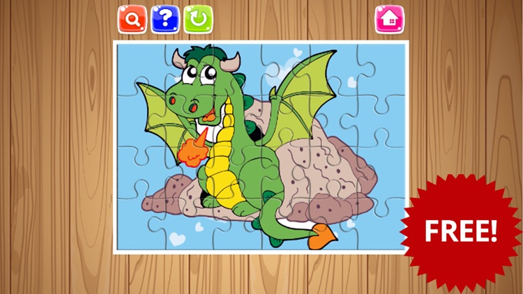 Dragon Jigsaw Puzzle Game Free For Kids and Adults