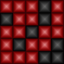 ZigZag Puzzle. Red and black