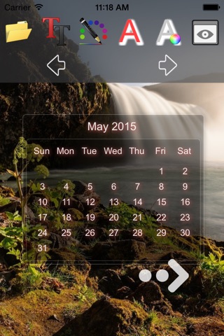 Calendar Wallpaper Studio screenshot 4