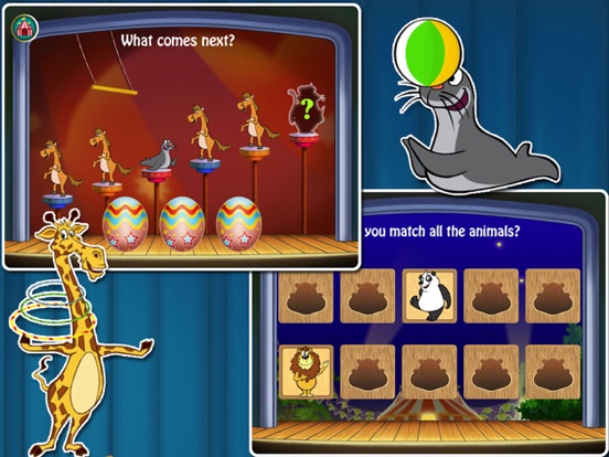 Animal Preschool! Circus- Educational app for kids для iPad