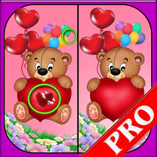 Valentine Spot the Difference Pro icon