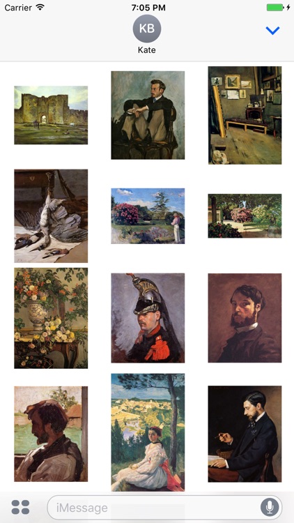 Frederic Bazille Artworks Stickers