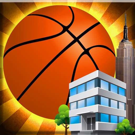 Basketball parkour in the Big City Center - Free Edition iOS App