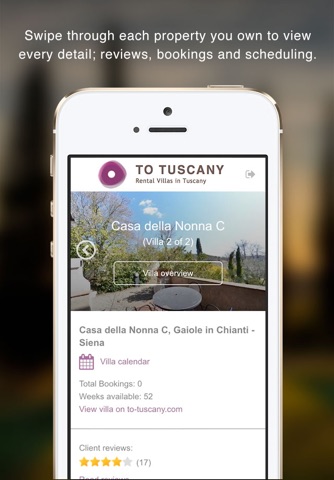 To Tuscany Owner App screenshot 3