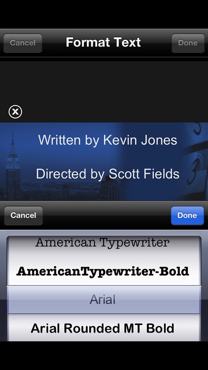 Scrolling Credits - Use with iMovie to Scroll Text