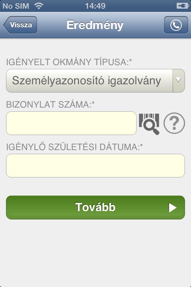 OkmányApp screenshot 2