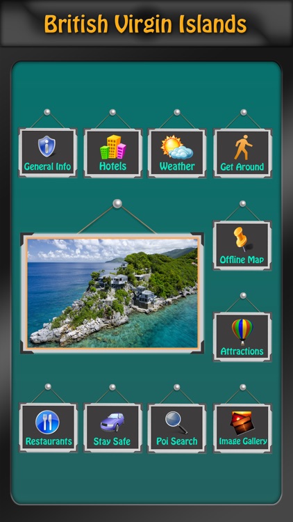British Virgin Island Offline Map Travel Explorer