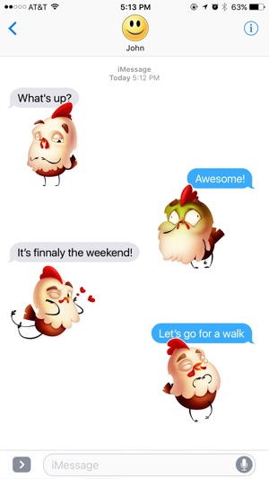 Happy Rooster Stickers(圖3)-速報App