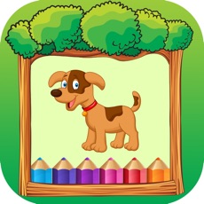 Activities of Cat & Dog Animal Coloring Book Games