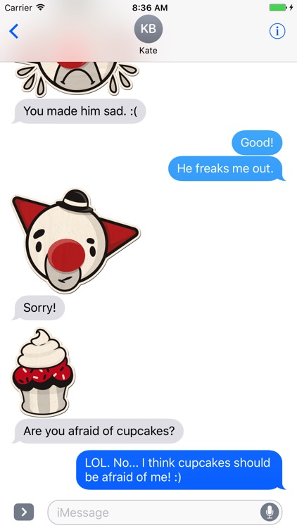 Clown Face Sticker Pack screenshot-4