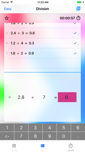 Kids Math Grids - Decimals(圖4)-速報App