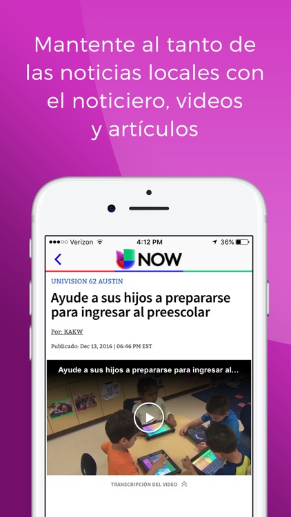 Univision NOW – Stream TV en Vivo y On Demand screenshot-3