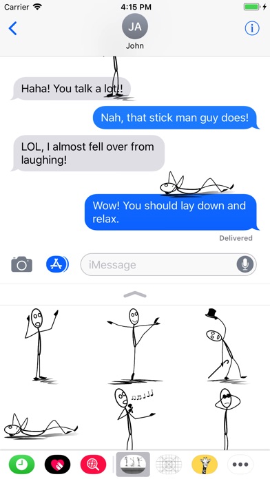 Stick Figure Stickers screenshot 2