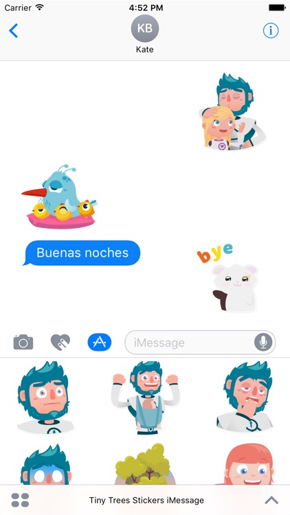 Tiny Trees Stickers for iMessage screenshot-3