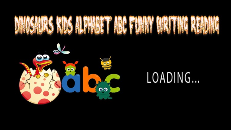 Dinosaurs Kids Alphabet ABC Funny Writing Reading screenshot-4