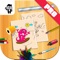 Monster Kids Coloring Book Pro