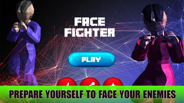 Face Fighter Physics-Classic Karate Face