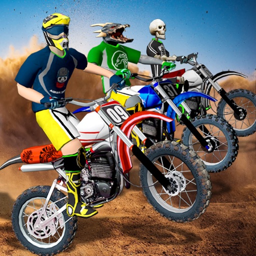 Dirt Bike Motocross Stunt Race Icon