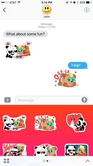 Bears Want to Fall in Love Stickers(圖2)-速報App