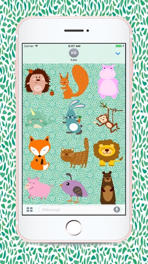 Adorable Animal Stickers for Messaging(圖3)-速報App