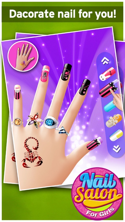 Nail Salon For Girls - Princess Nail Art And Color