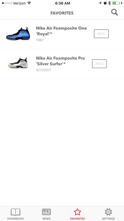 FoamBook: Nike Foamposite app screenshot-3