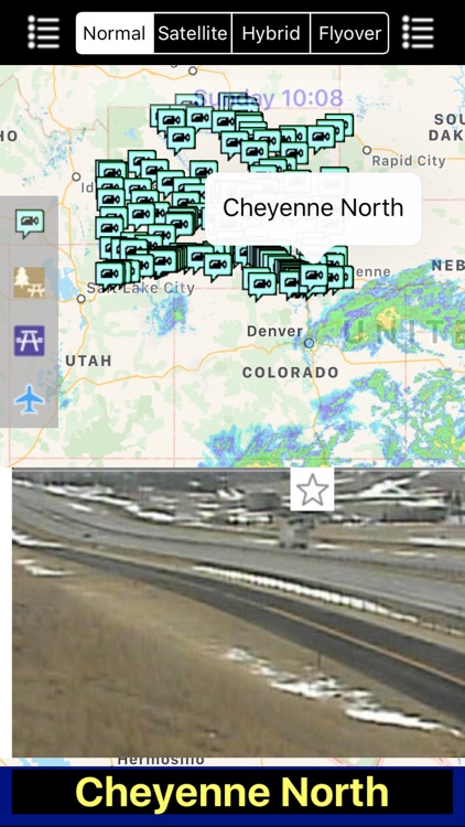 Wyoming NOAA Radar with Traffic Cameras