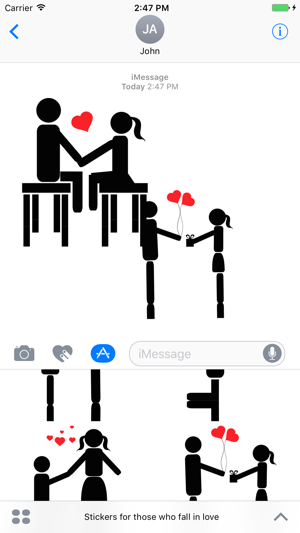 Stickers for those who fall in love(圖1)-速報App