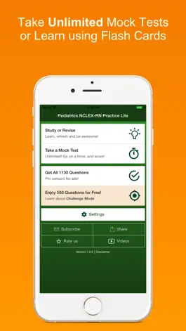 Game screenshot NCLEX-RN Pediatrics Practice Exams Lite mod apk