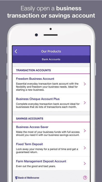 Bank of Melbourne Business App screenshot-3