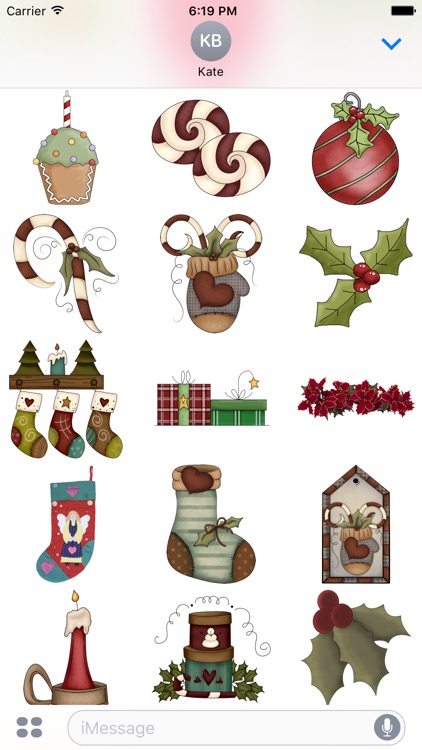 Christmas Stickers #4 for iMessage