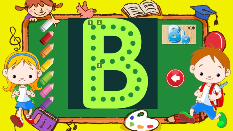 Learning ABC Vocabulary Letter Tracing for Kids