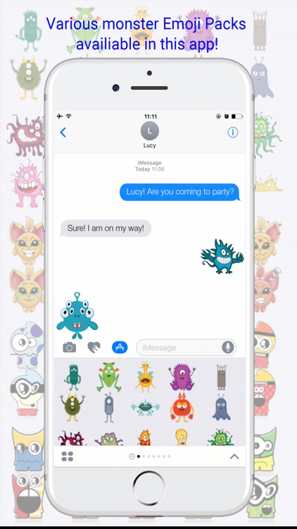 Monster Emoji and Custom Keyboard