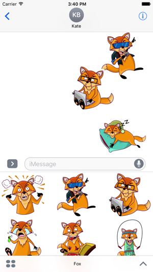 Darwin the Fox Sticker Pack(圖3)-速報App