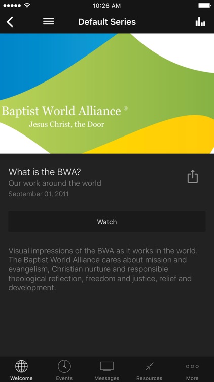 Baptist World Alliance Network