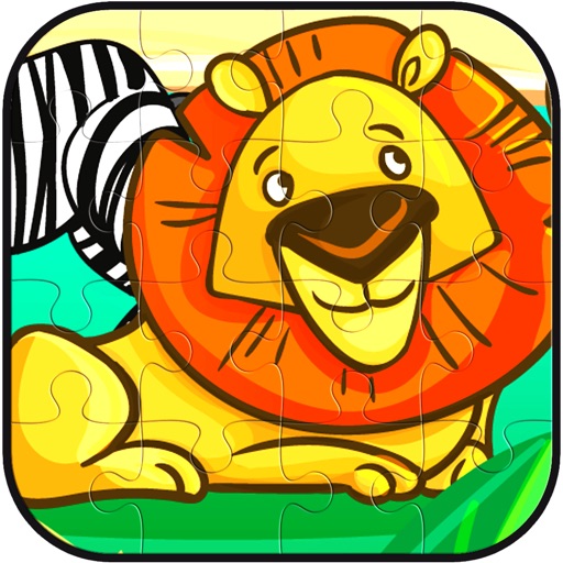 Zoo Animal Jigsaw Puzzle Free For Kids and Adults Icon