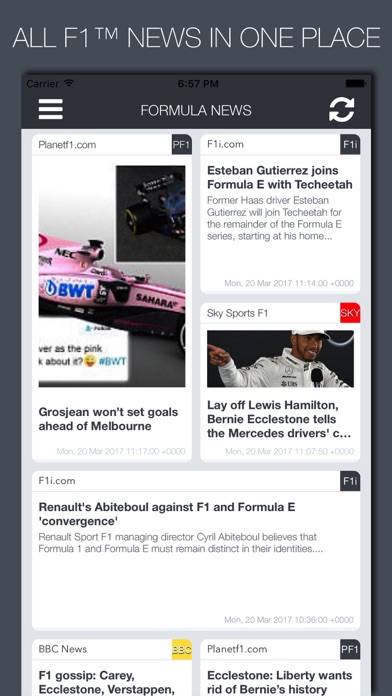 Formula News Screenshot 1