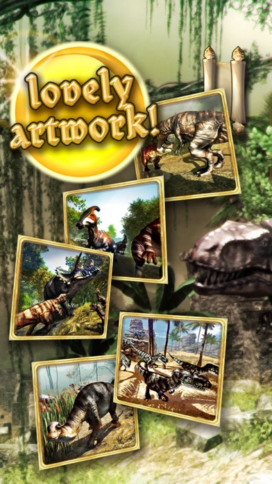 How to cancel & delete Dinosaurs walking with fun 3D puzzle game in HD from iphone & ipad 4