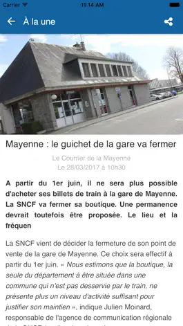 Game screenshot Le Courrier de la Mayenne apk