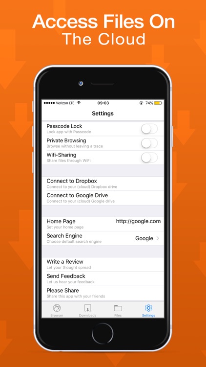 Private Browser - File Manager & Web Browser screenshot-3