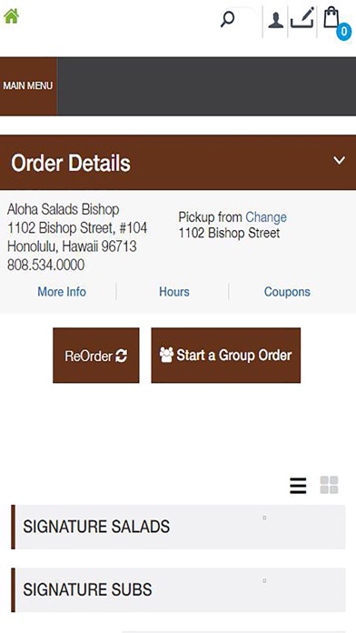 How to cancel & delete Aloha Salads from iphone & ipad 2