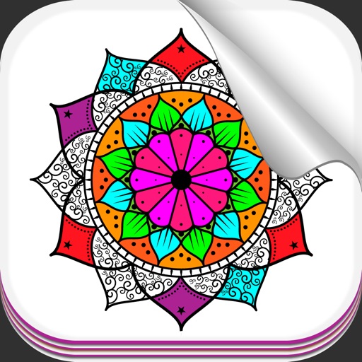 Color Therapy Book Pages iOS App