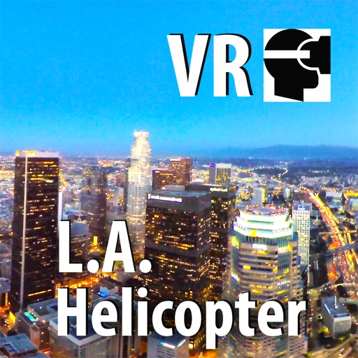 VR Los Angeles Night Helicopter Virtual Reality icon