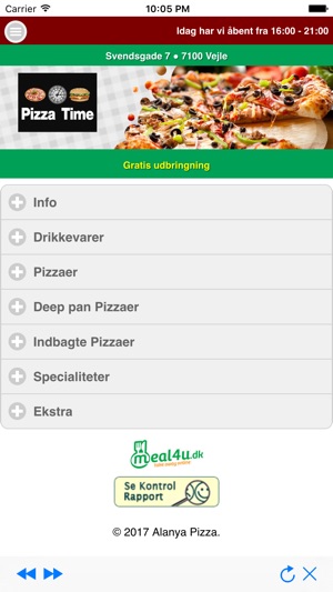 Pizza Time Vejle 7100(圖1)-速報App