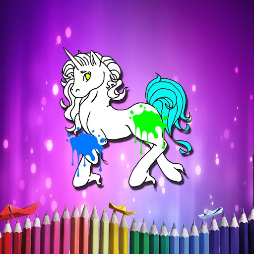 Best Of Coloring Unicorn Kids Version Icon