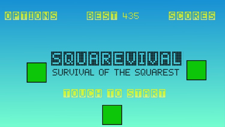 Squarevival: Survival of the Squarest