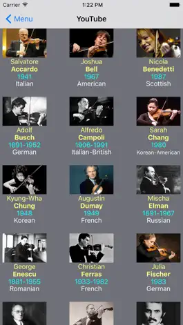 Game screenshot Famous Violinists apk